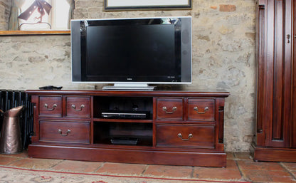 Wood Furniture UK - Shop La Roque Widescreen Television Cabinet - Oakavia