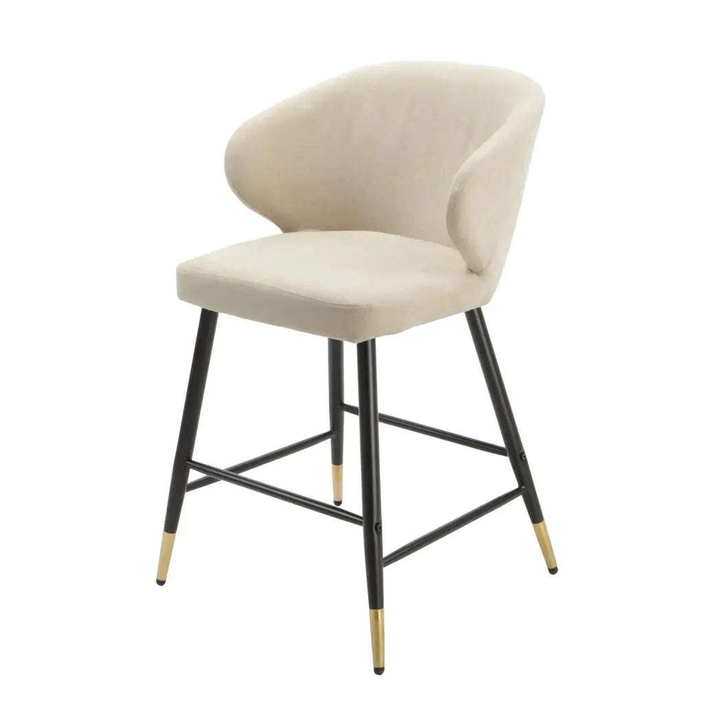 Manhattan Beige Kitchen Bar Stool (set of 2) - Oakavia