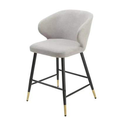 Manhattan Grey Kitchen Bar Stool (set of 2) - Oakavia