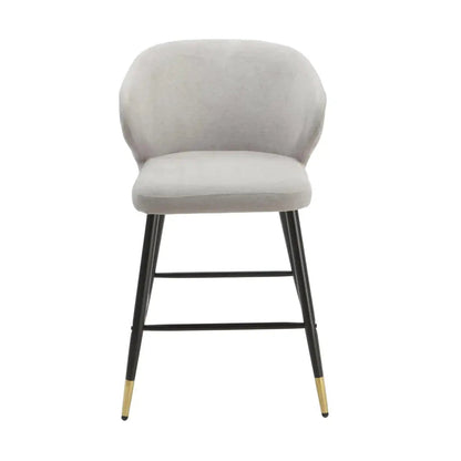 Manhattan Grey Kitchen Bar Stool (set of 2) - Oakavia