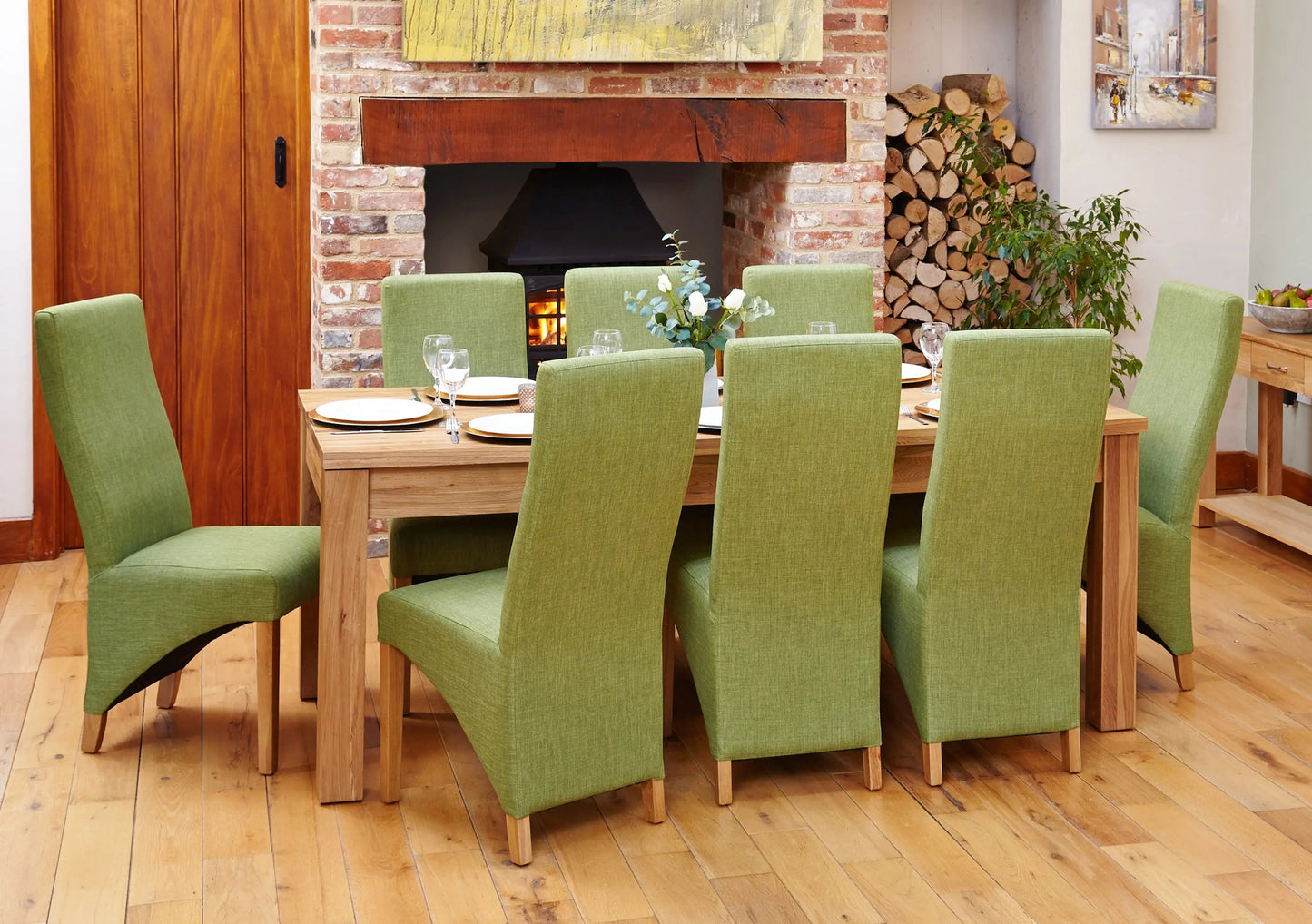 Wood Furniture UK - Shop Mobel Hidden Extending Oak Dining Table (Seats 4-8) - Oakavia