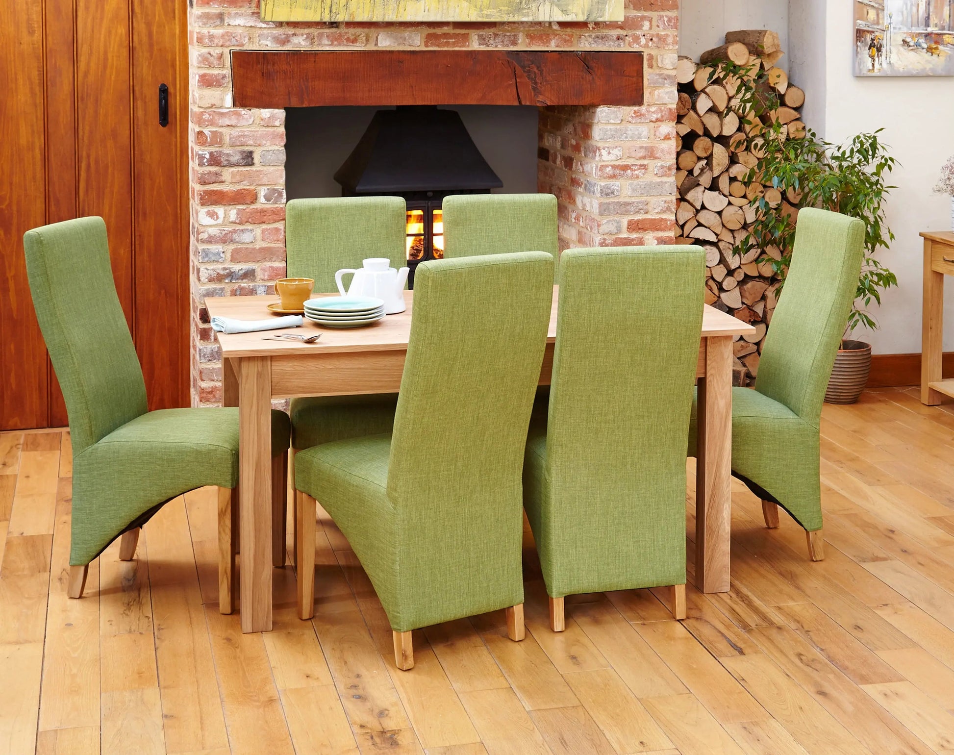 Wood Furniture UK - Shop Mobel Oak 150cm Dining Table (4/6 Seater) - Oakavia