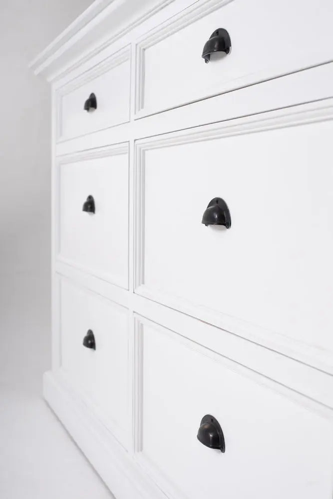 NovaSolo Halifax Classic White Dresser - Oakavia