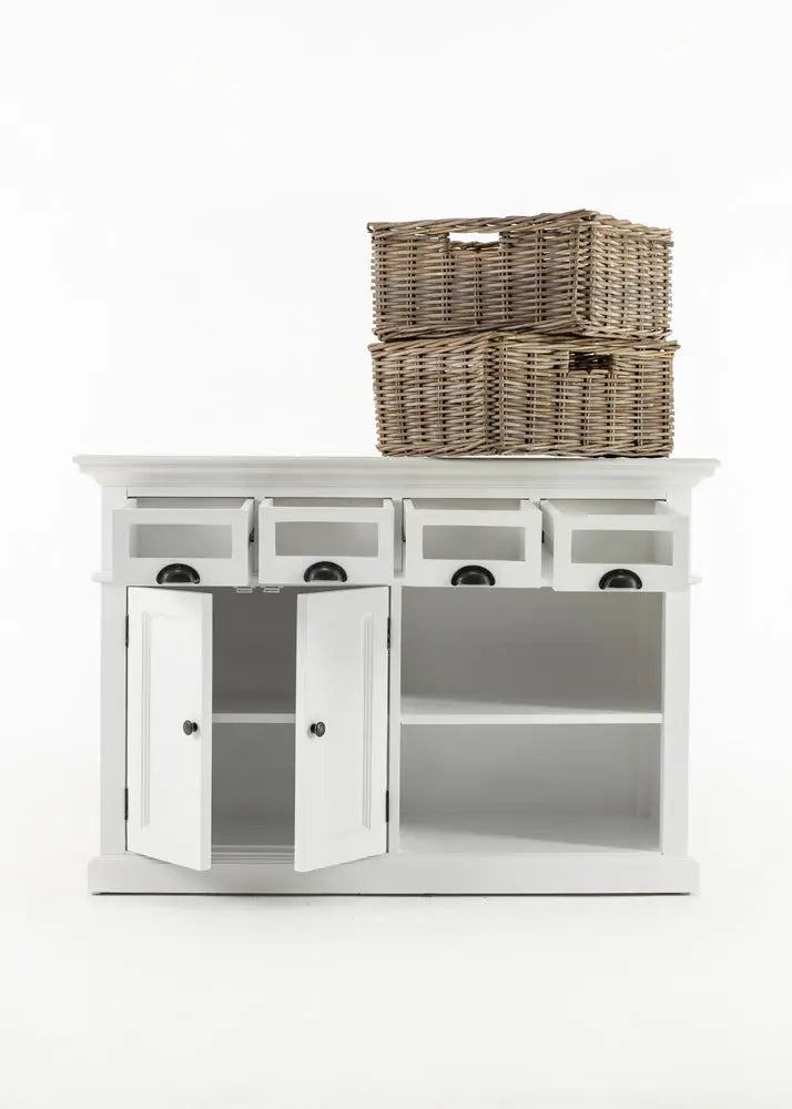 NovaSolo Halifax Classic White Kitchen Buffet - Oakavia