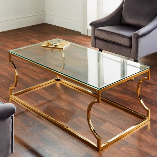 Rome Gold Coffee Table - Oakavia