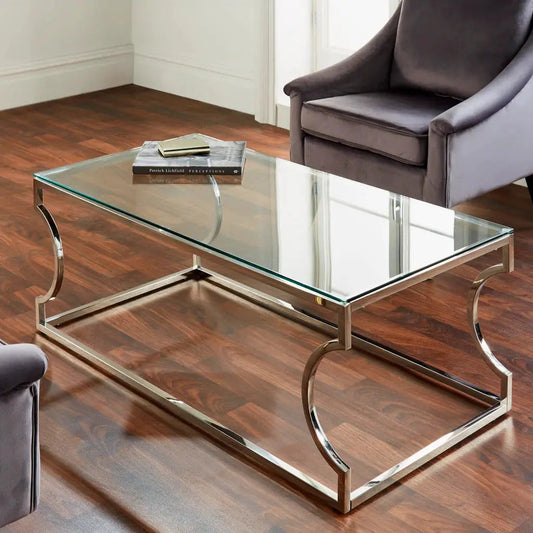 Rome Silver Coffee Table - Oakavia