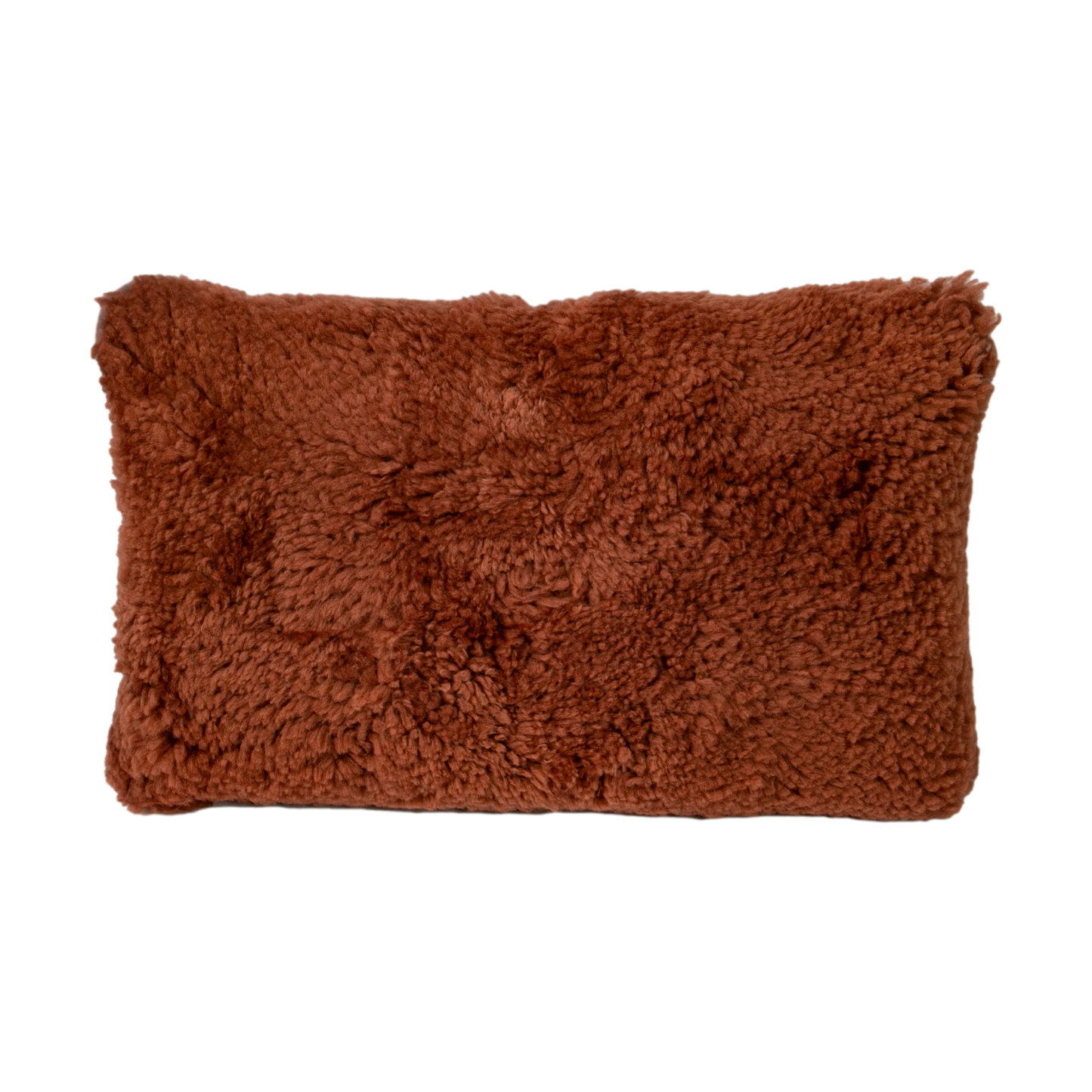 Coral Short Pile Sheepskin Cushion 30 x 50cm - Oakavia