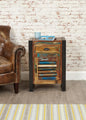 Wood Furniture UK - Shop Urban Chic 1 Door 1 Drawer Lamp Table - Oakavia