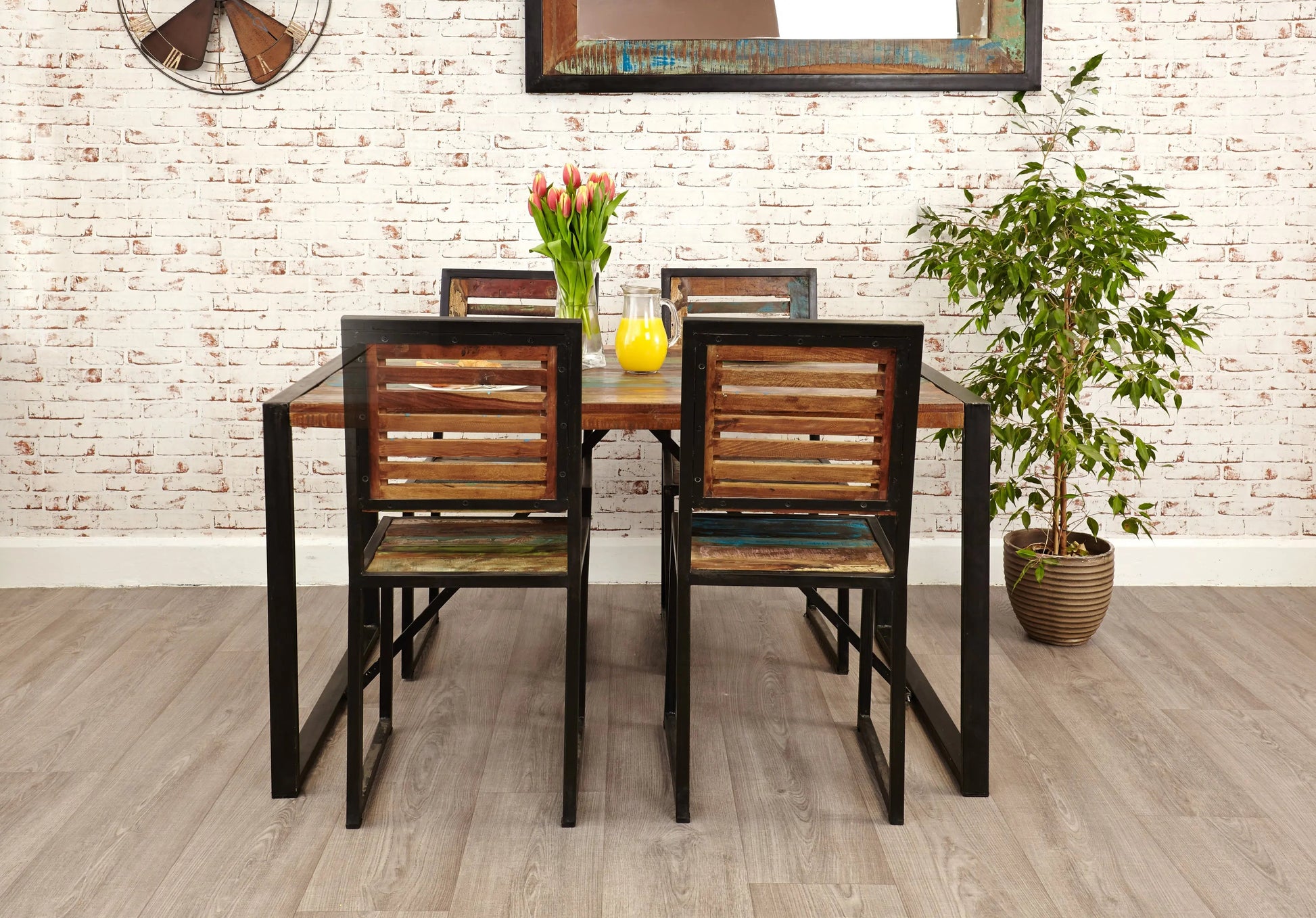 Wood Furniture UK - Shop Urban Chic Dining Table Small - Oakavia