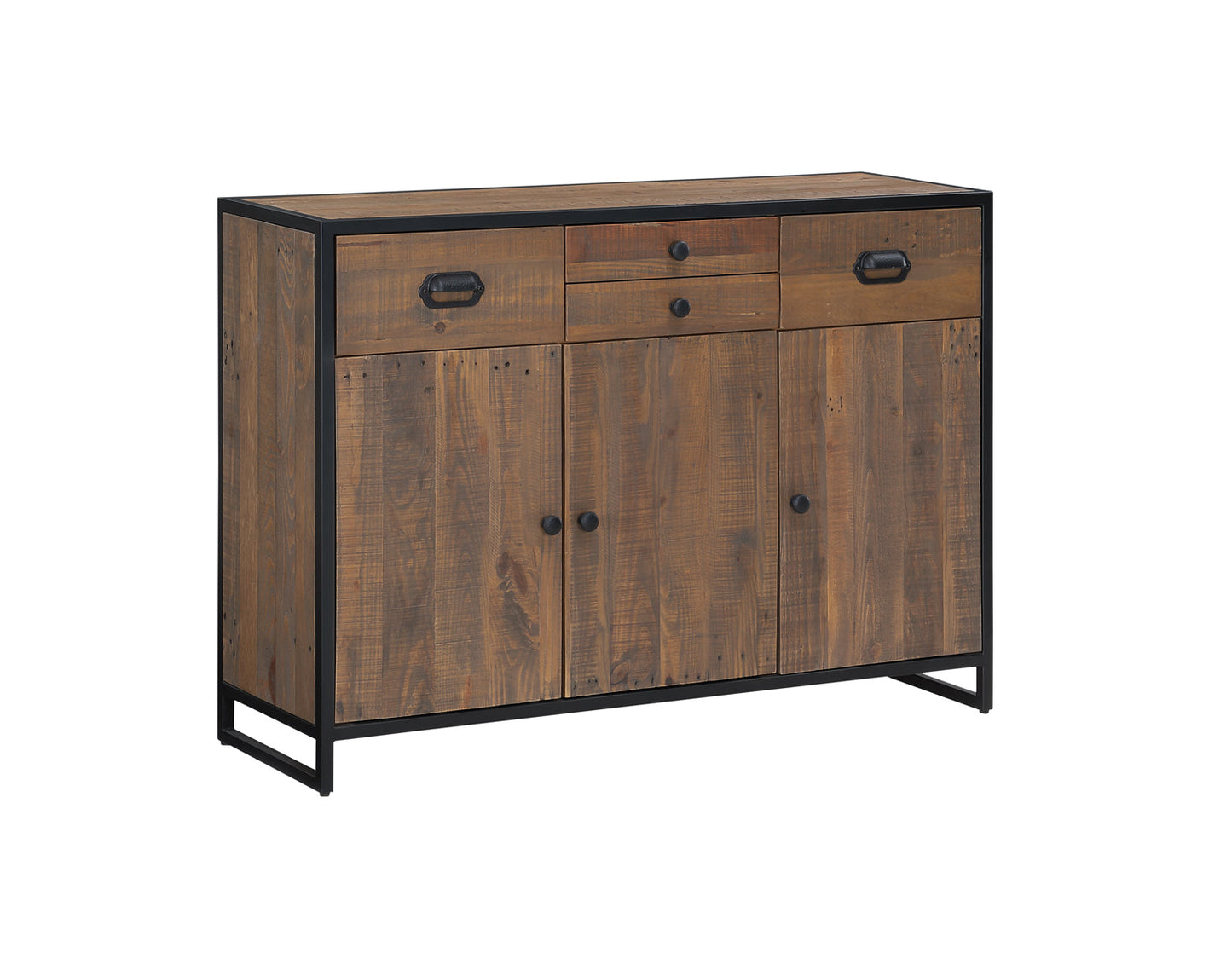 Ooki - Sideboard With 3 Doors & 4 Drawers Baumhaus