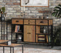 Ooki - Large Console Table With Doors Baumhaus