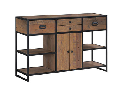 Ooki - Large Console Table With Doors Baumhaus