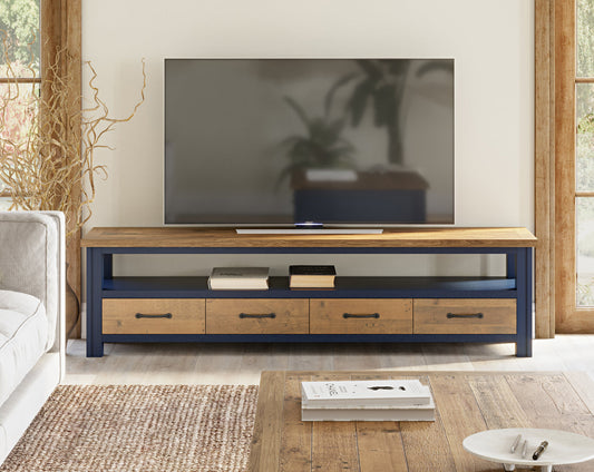 Splash of Blue - Super Sized Widescreen Television cabinet