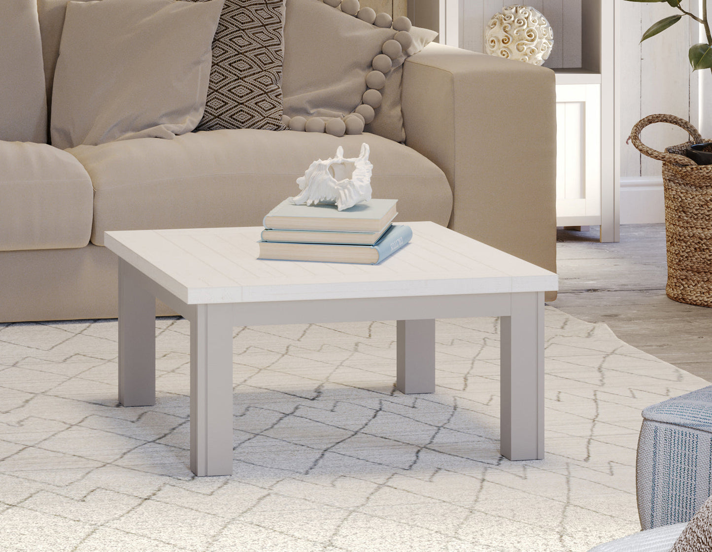 Greystone - Low Square Coffee Table Baumhaus