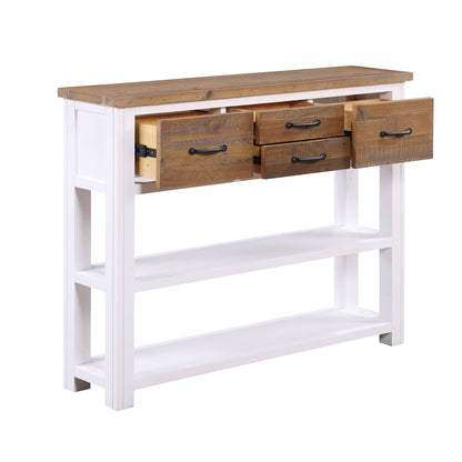 Splash of White - Low Bookcase / Console