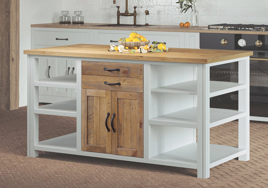 Splash of White - Kitchen Island - Oakavia