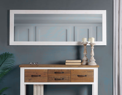 Splash of White - Extra Long Wall Mirror