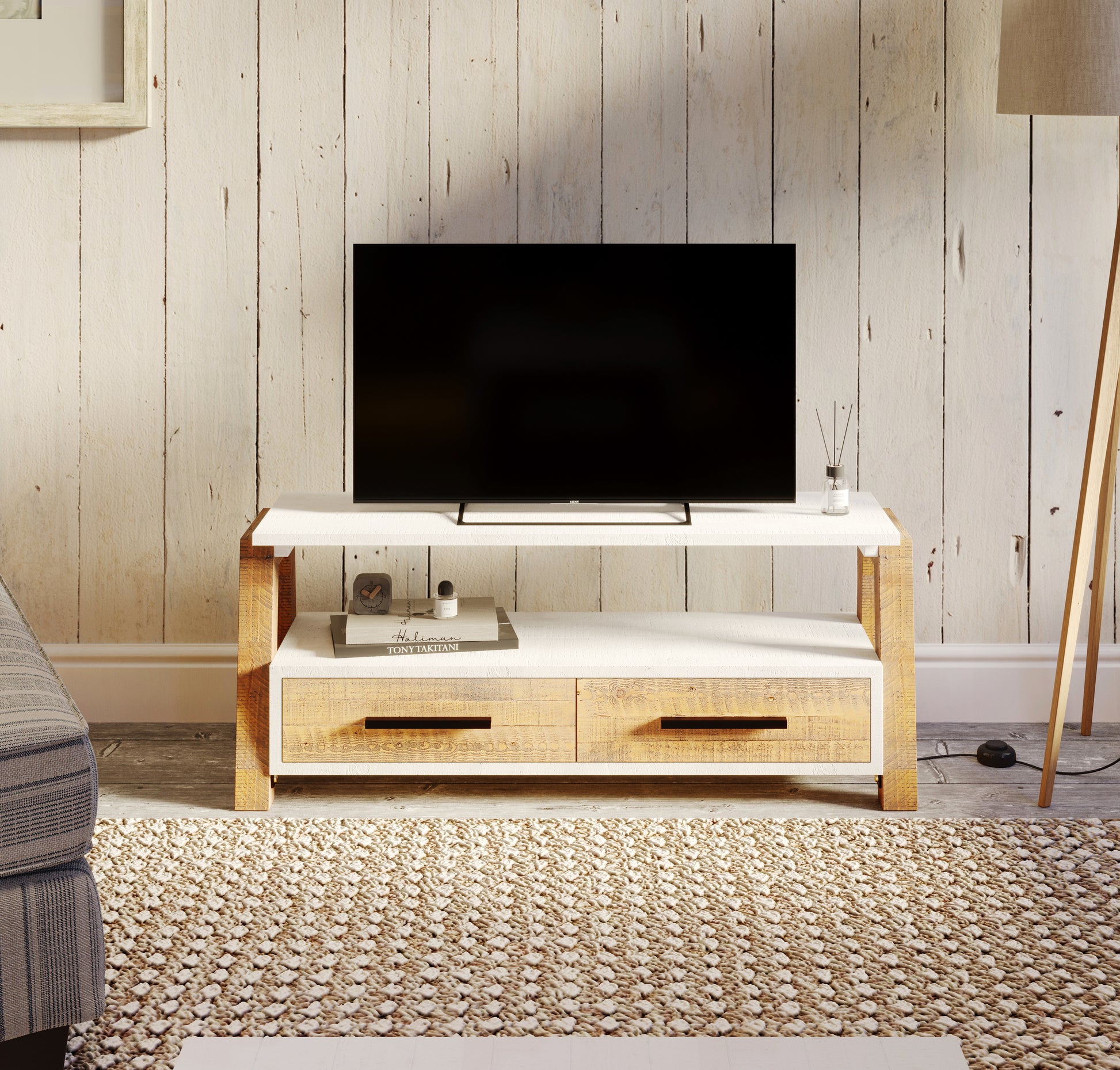 Trinity  - Reclaimed  Television Cabinet - Oakavia